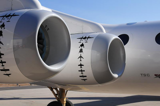 Illustration for article titled First Virgin Galactic White Knight II Photos